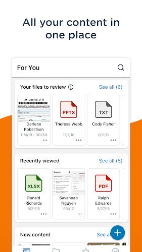 Content - Workspace ONE 스크린샷 2