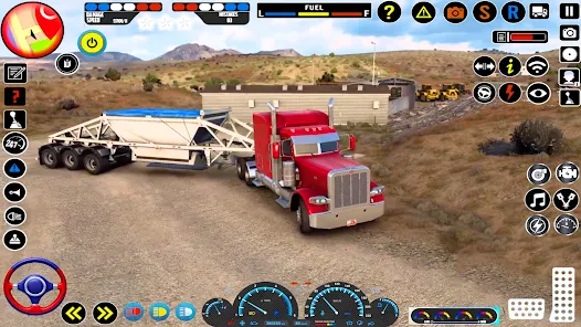 American Cargo Truck Games Sim Capture d'écran 2