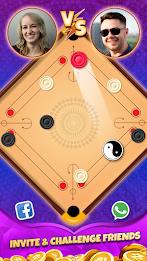 Carrom Board Offline Game Tangkapan skrin 0