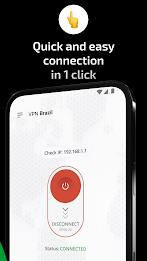 VPN Brazil - get Brazilian IP Ekran Görüntüsü 2