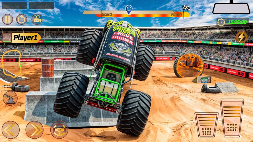 Schermata Monster Truck: Derby Games 0