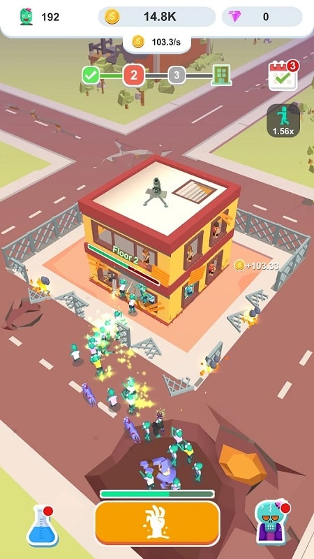Schermata Idle Zombie Army 1