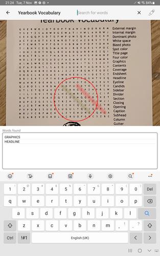 Word Search Scanner and Solver ภาพหน้าจอ 0