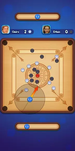 Carrom Strike - Disc Pool Game應用截圖第1張