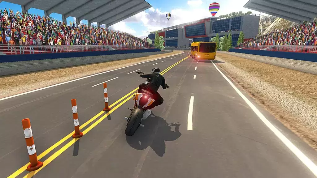 Schermata Bike VS Bus Racing Games 2