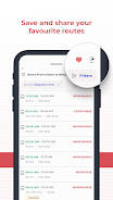 Unreserved: Bus Timetable App Captura de pantalla 3
