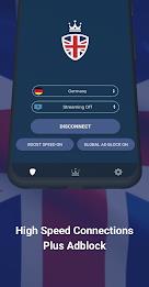 VPN UK: Fast VPN with Adblock ဖန်သားပြင်ဓာတ်ပုံ 3