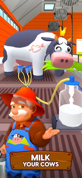 Milk Farm Tycoon Mod Zrzut ekranu 0