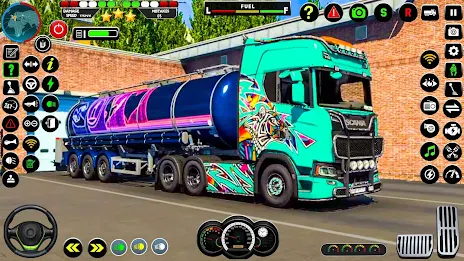 US Oil Tanker Truck Drive Sim Скриншот 0