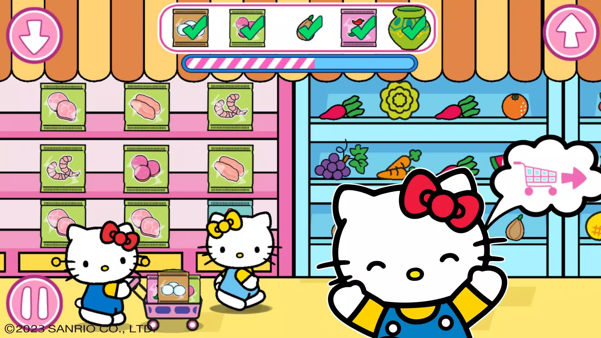 Hello Kitty: Kids Supermarket Schermafbeelding 1