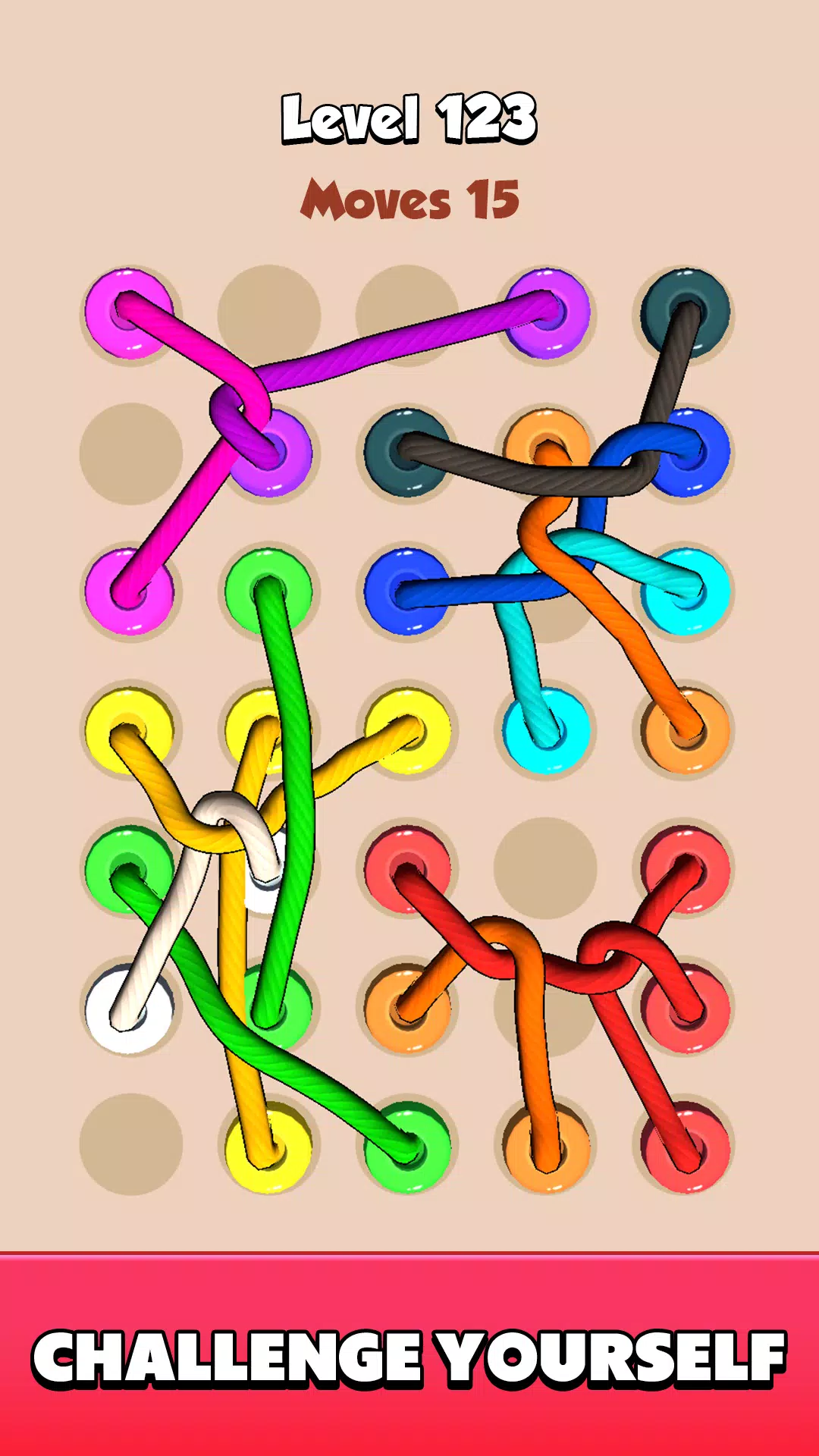 Color Tangled Rope 3D स्क्रीनशॉट 3