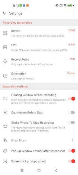 Screen Recorder: Nuts Recorder Schermafbeelding 1