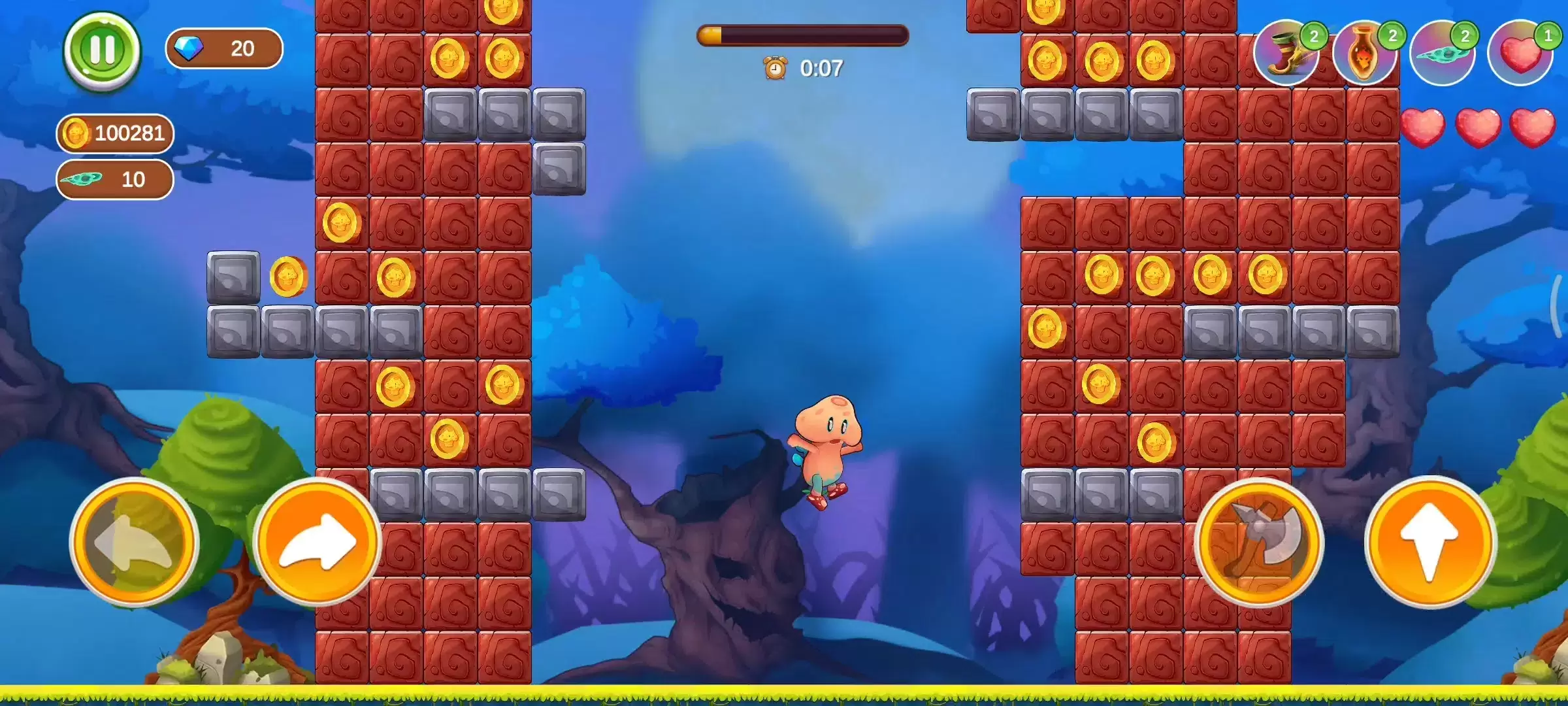 Mushroom war: Jungle Adventure Screenshot 3