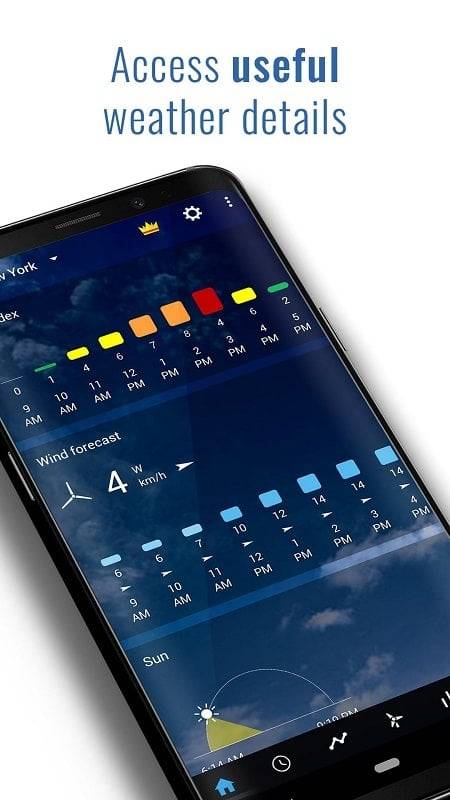 Transparent clock weather Pro ဖန်သားပြင်ဓာတ်ပုံ 1