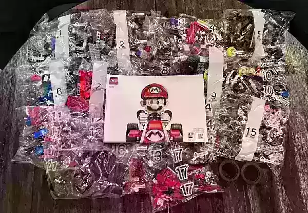 Mechanizm sterowania Lego Mario Kart