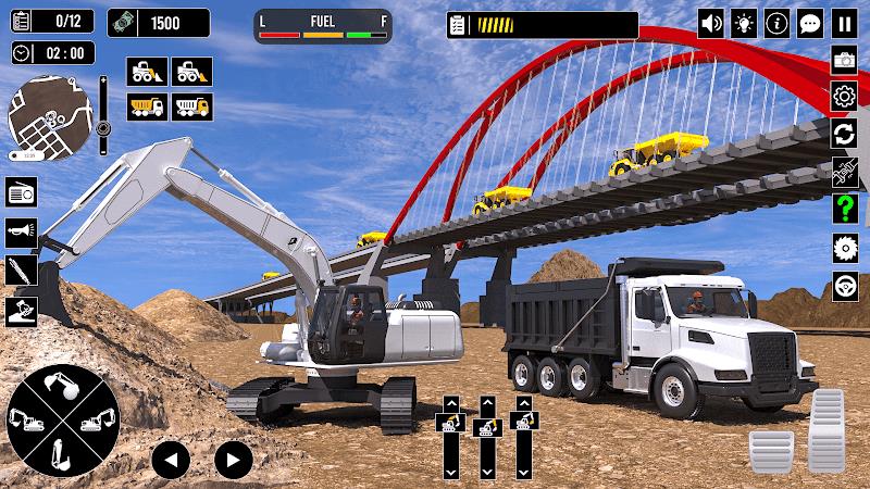 Construction Game: Truck Games Tangkapan skrin 0