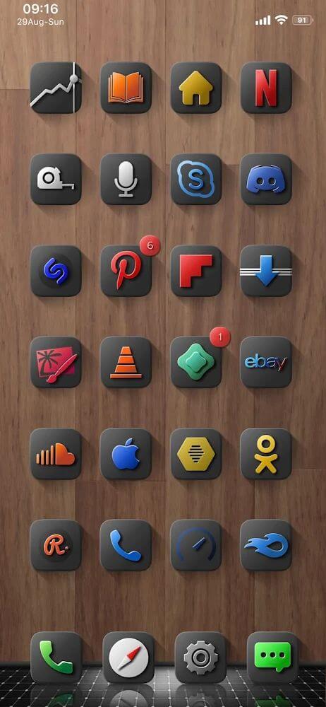 Shiiny Icon Pack Mod ဖန်သားပြင်ဓာတ်ပုံ 0