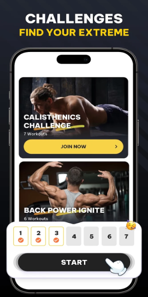 The Muscle Monster Workout Planner スクリーンショット 2