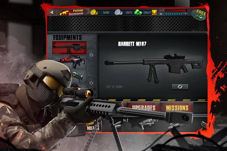 Schermata Zombie Frontier 3: Sniper FPS 1