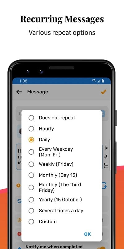 Auto Text: Automatic Message應用截圖第2張