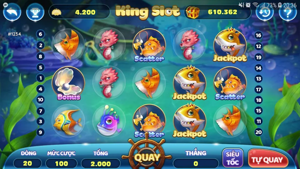 Thánh bắn cá ăn xu slots - bắn cá siêu thị ဖန်သားပြင်ဓာတ်ပုံ 1