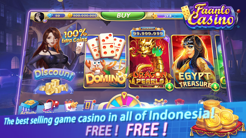 Schermata Faanlo Casino - 3D Domino Gaple Slots Online 0