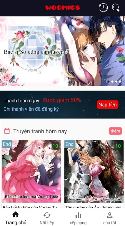 Ngôn Tình -- Webtoon,Manga,Comics Capture d'écran 0