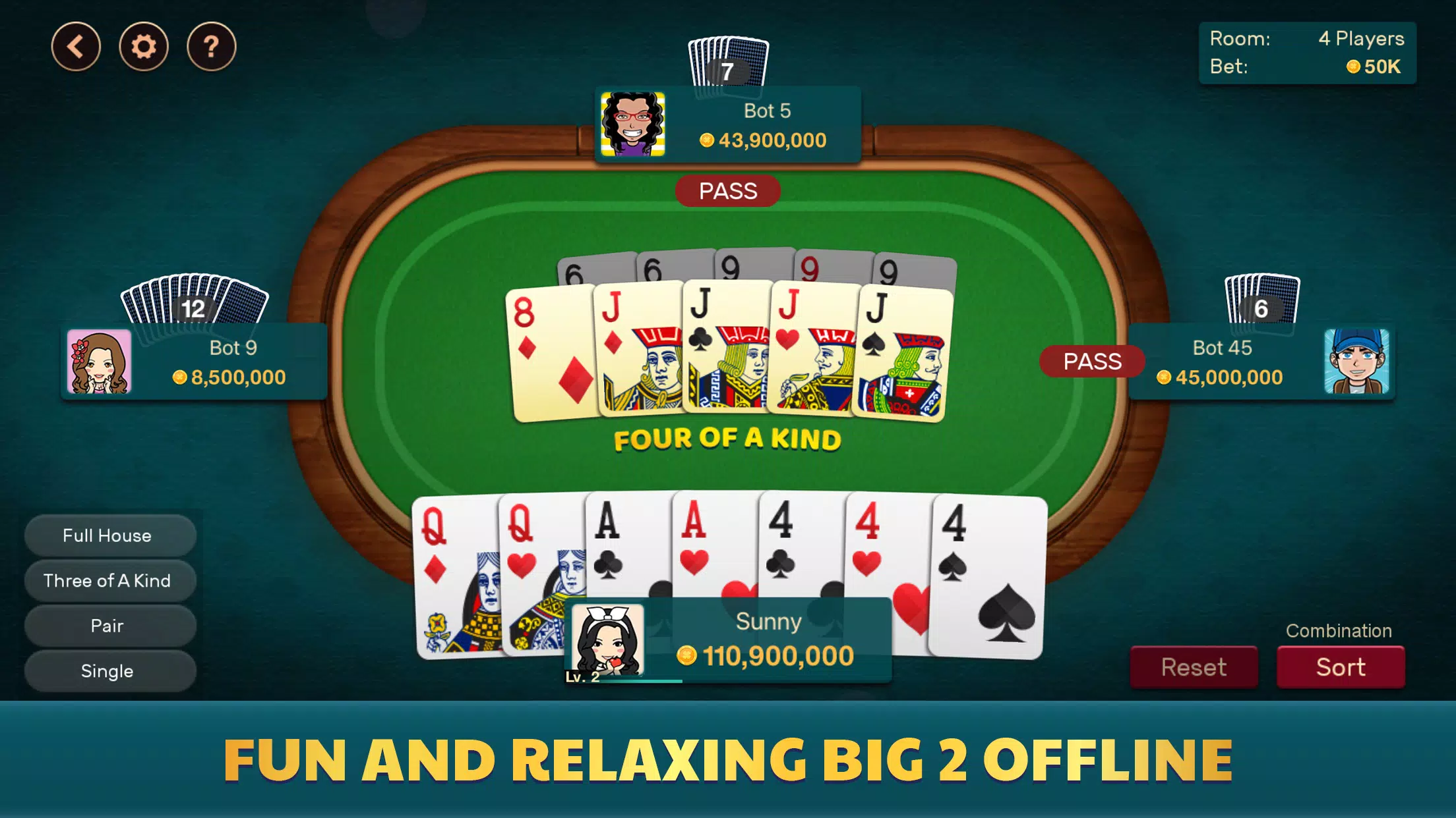 Big 2 Offline Captura de pantalla 0