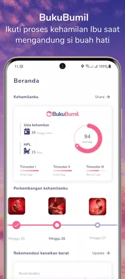 BukuBumil - Pregnancy Tracker Screenshot 0