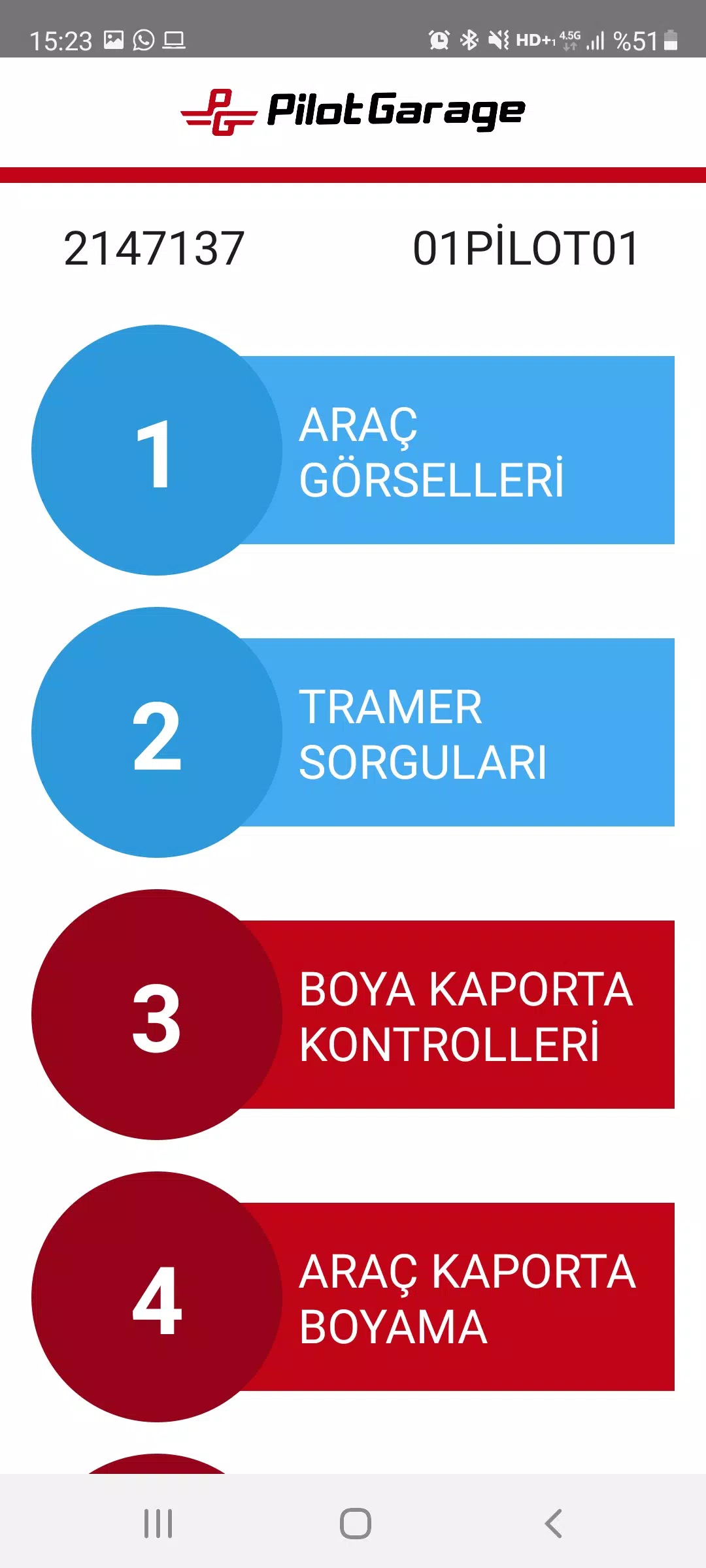 Pilotgarage Usta Uygulaması Capture d'écran 3