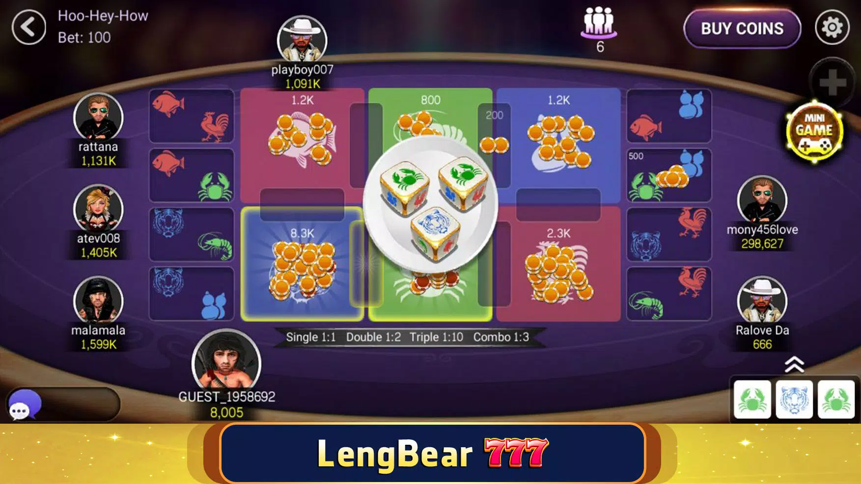 LengBear 777 - Khmer Games Tangkapan skrin 2