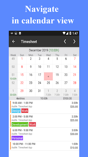 Timesheet - Horas Trabalhadas Captura de tela 1