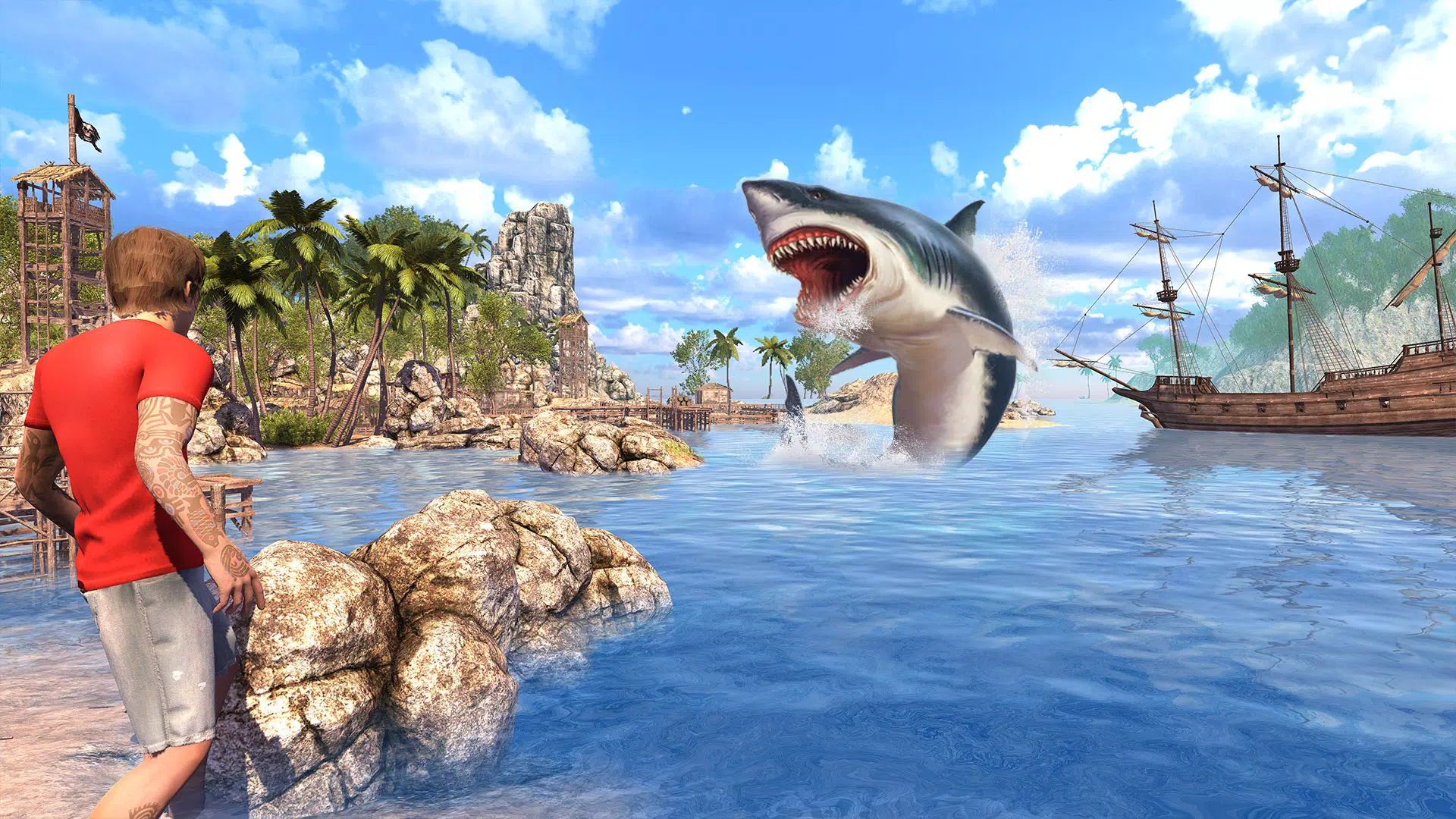 Angry Shark Games: Game 2024 Ảnh chụp màn hình 0