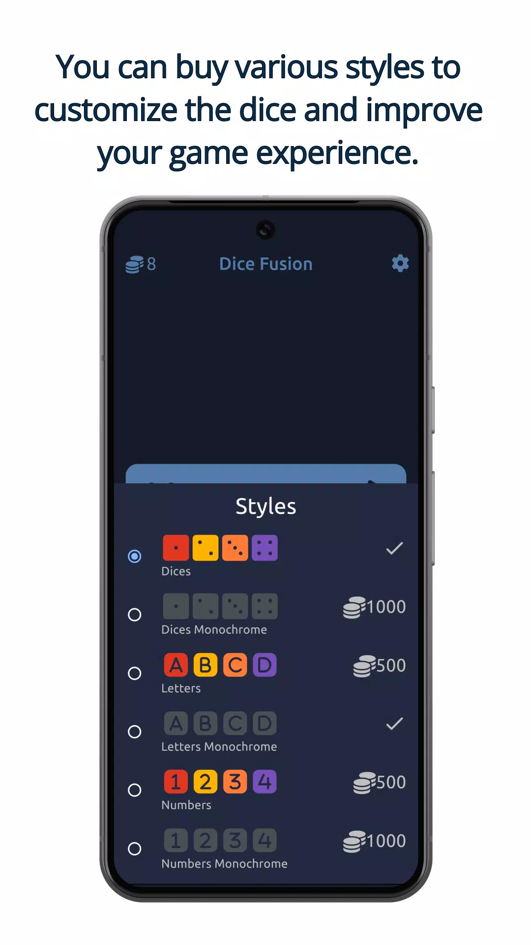 Dice Fusion ဖန်သားပြင်ဓာတ်ပုံ 3