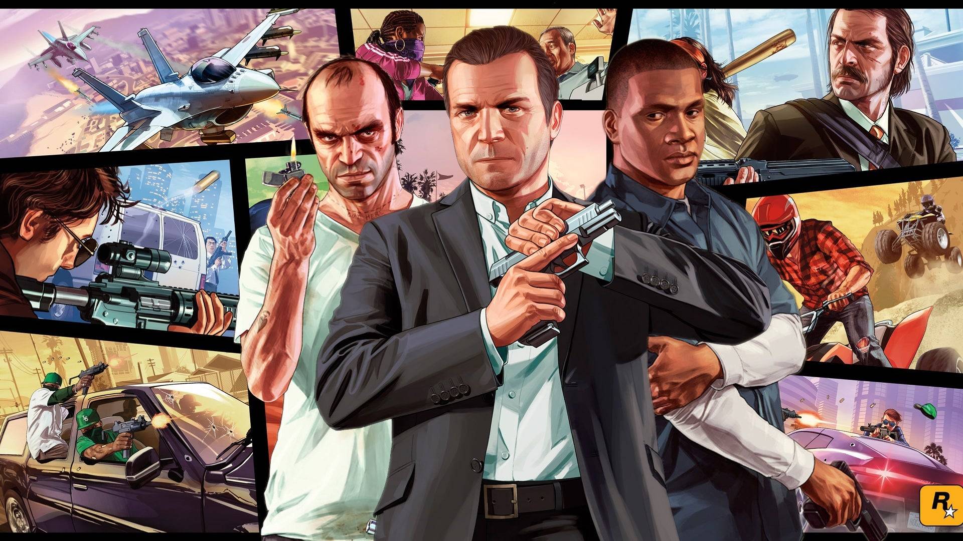 Grand Theft Auto V cover art