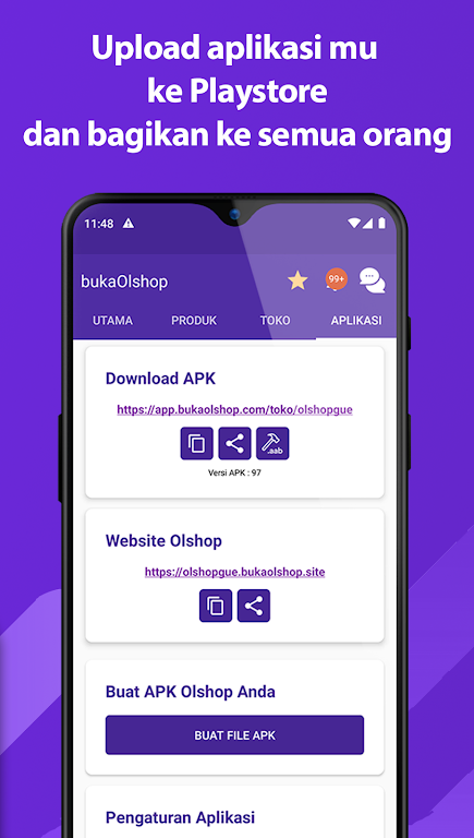 bukaOlshop - Buat App Toko Capture d'écran 2