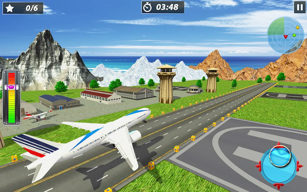 Real Airplane Flight Simulator Ekran Görüntüsü 0