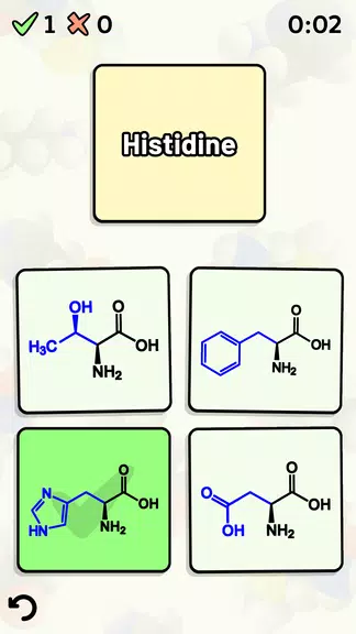 Schermata Amino Acid Quiz 0