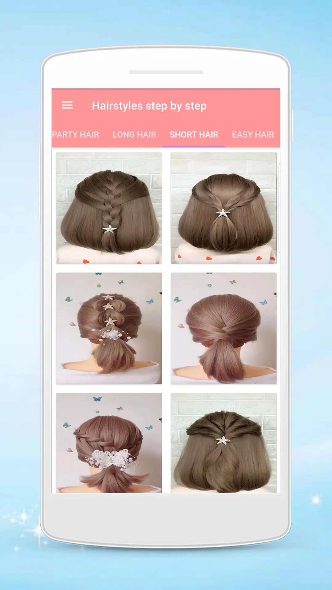 Hairstyles step by step スクリーンショット 1