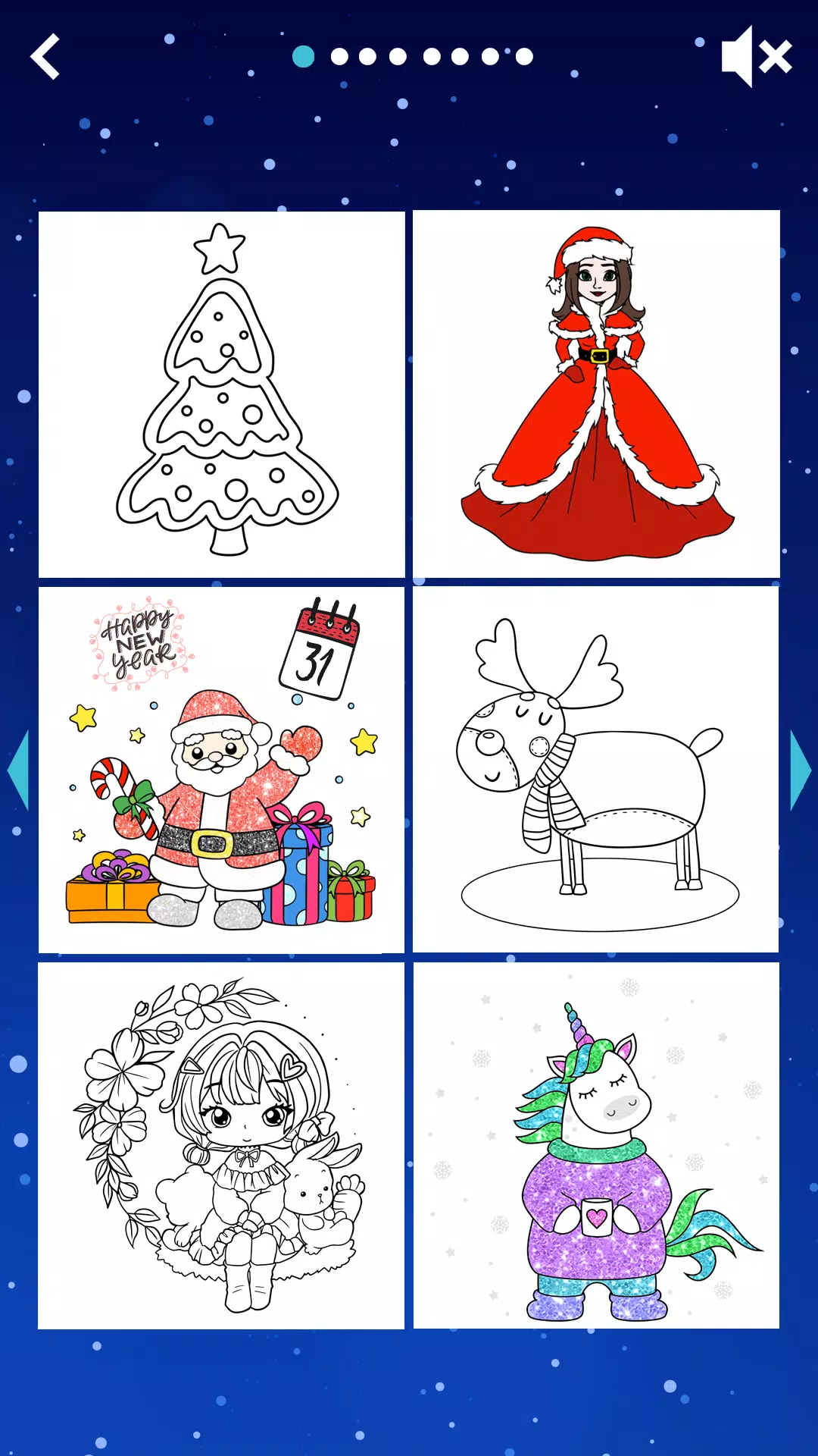 Christmas kids coloring স্ক্রিনশট 2