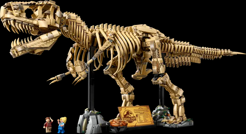 Construimos fósiles de dinosaurio LEGO: Tyrannosaurus Rex, el modelo esqueleto más impresionante en 68 millones de años