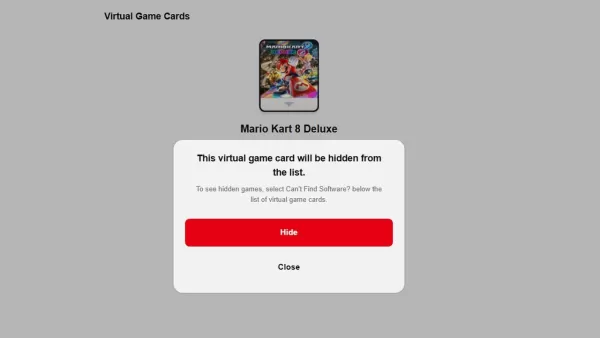 Ang Nintendo ay nagbubukas ng system upang itago ang mga kard ng laro