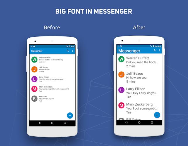 Schermata Big Font - Change Font Size & Text Size 2