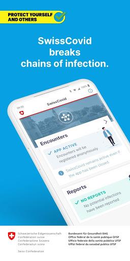SwissCovid ภาพหน้าจอ 1