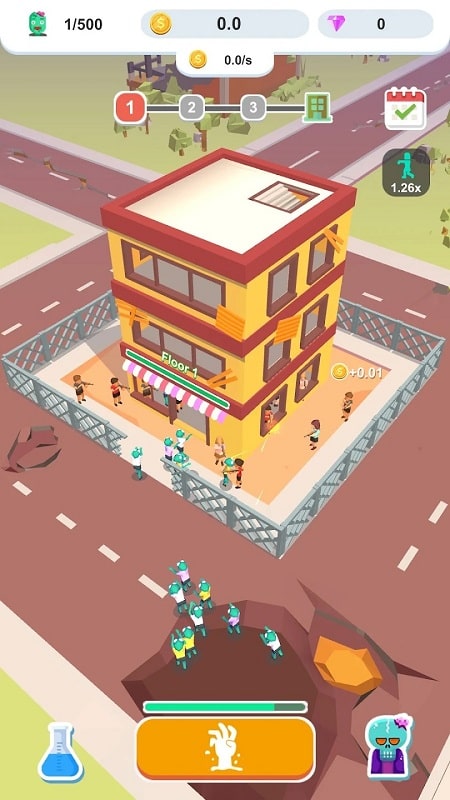 Schermata Idle Zombie Army 0