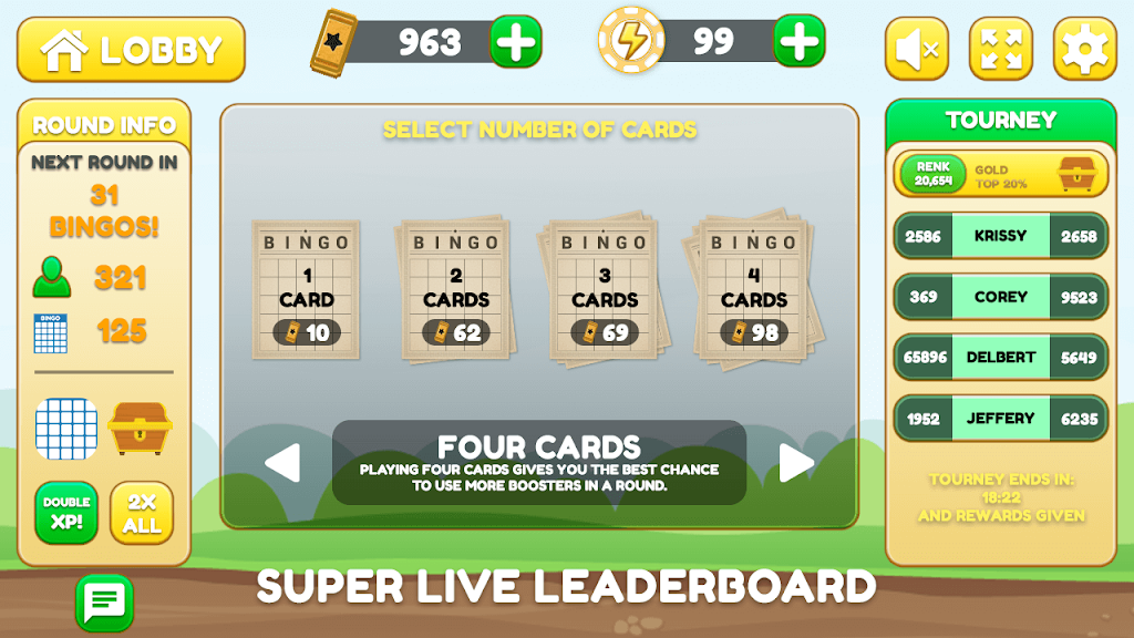 Bingo King-Free Bingo Games-Bingo Party-Bingo Ekran Görüntüsü 0