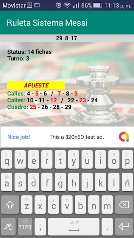 Roulette Messi System Ảnh chụp màn hình 3