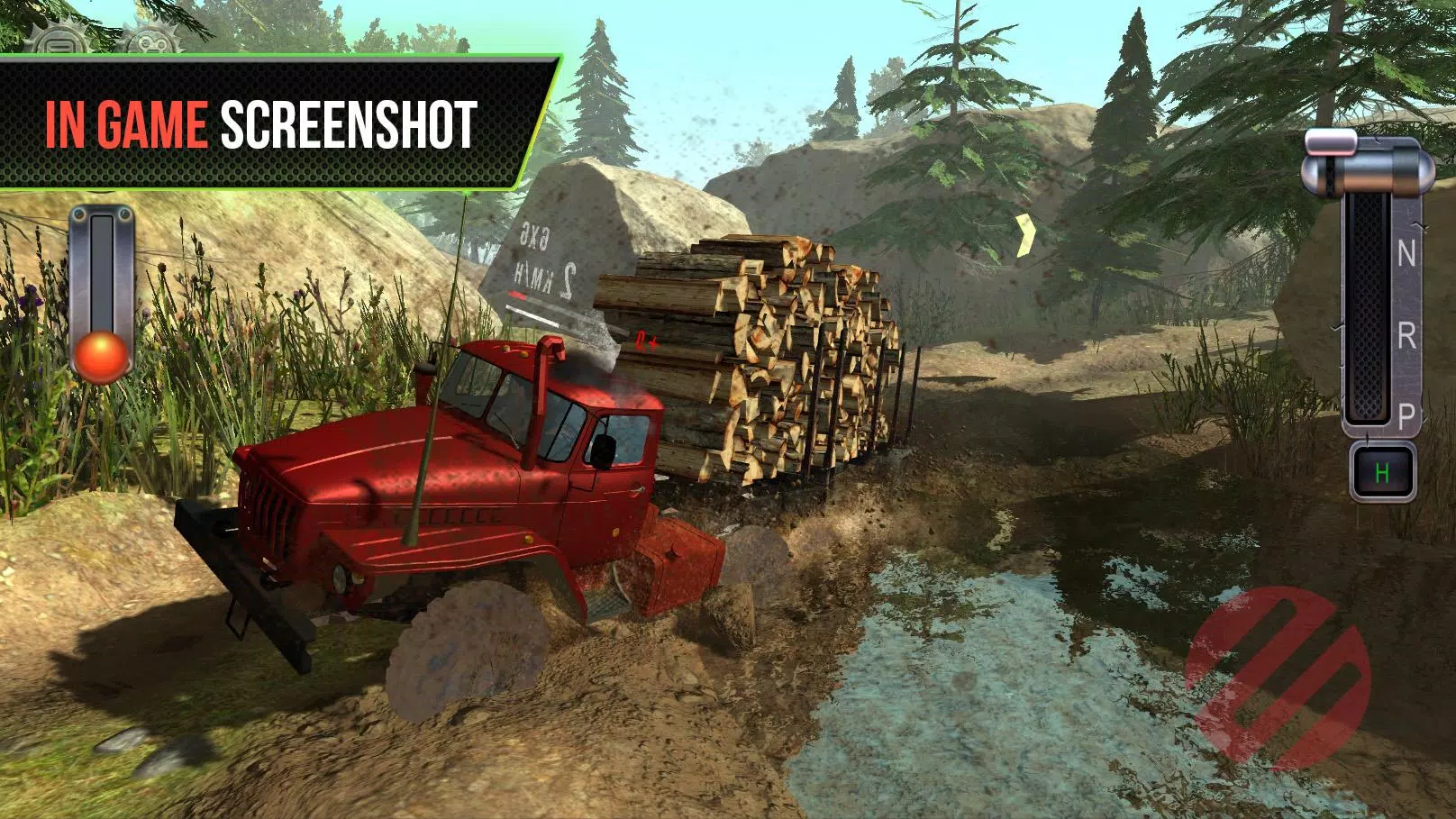 Truck Simulator OffRoad 4 Captura de pantalla 1