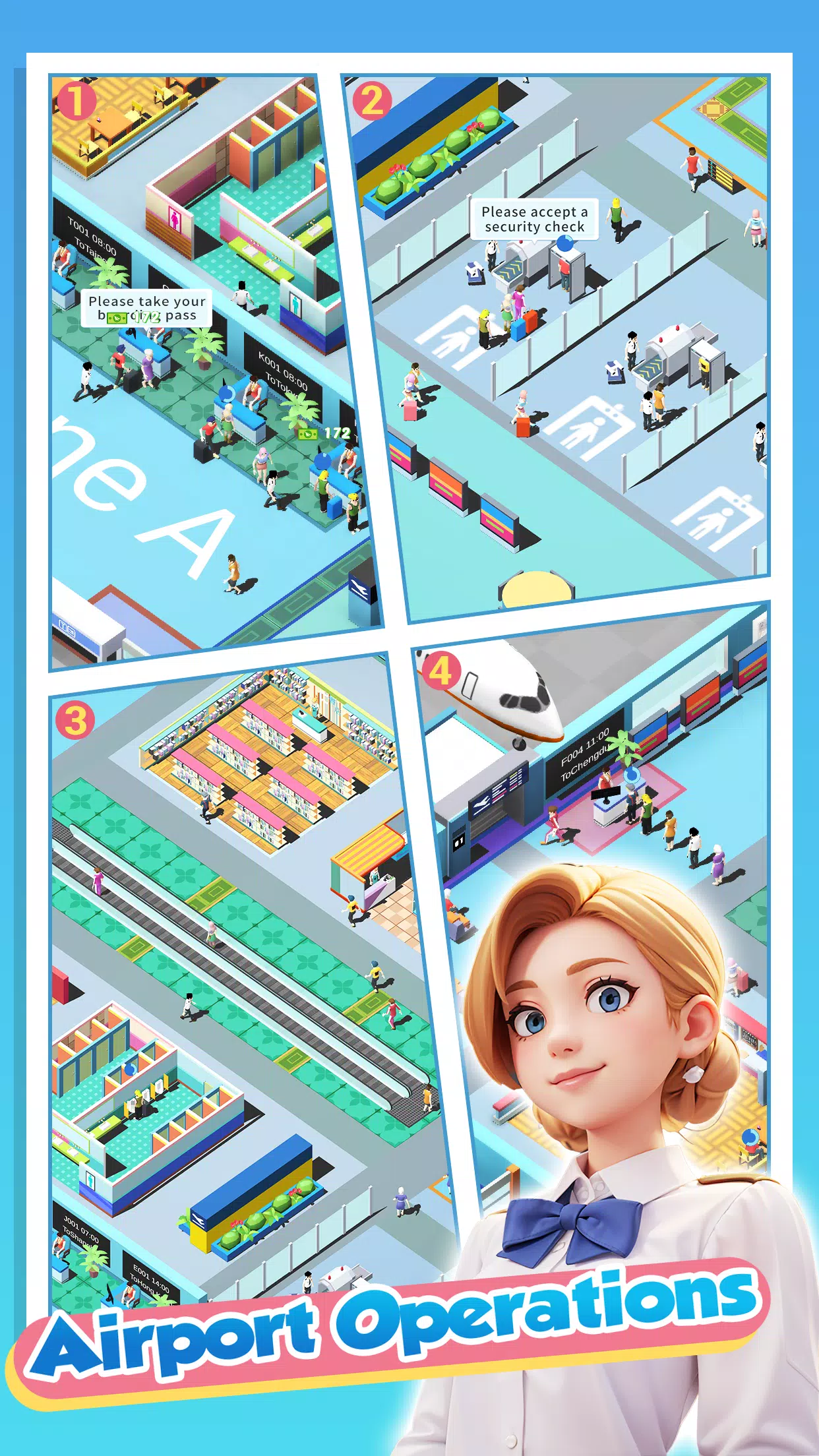 Happy Airport：Simulator Zrzut ekranu 3