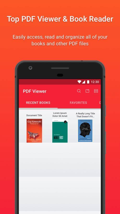 PDF Viewer & Book Reader Captura de pantalla 0